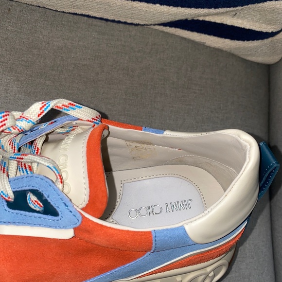 JIMMY CHOO raine 90’s retro sneakers size 41 NWT - Picture 6 of 12